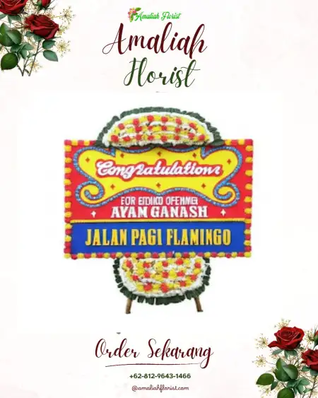Sewa Papan Bunga Karang Baru
